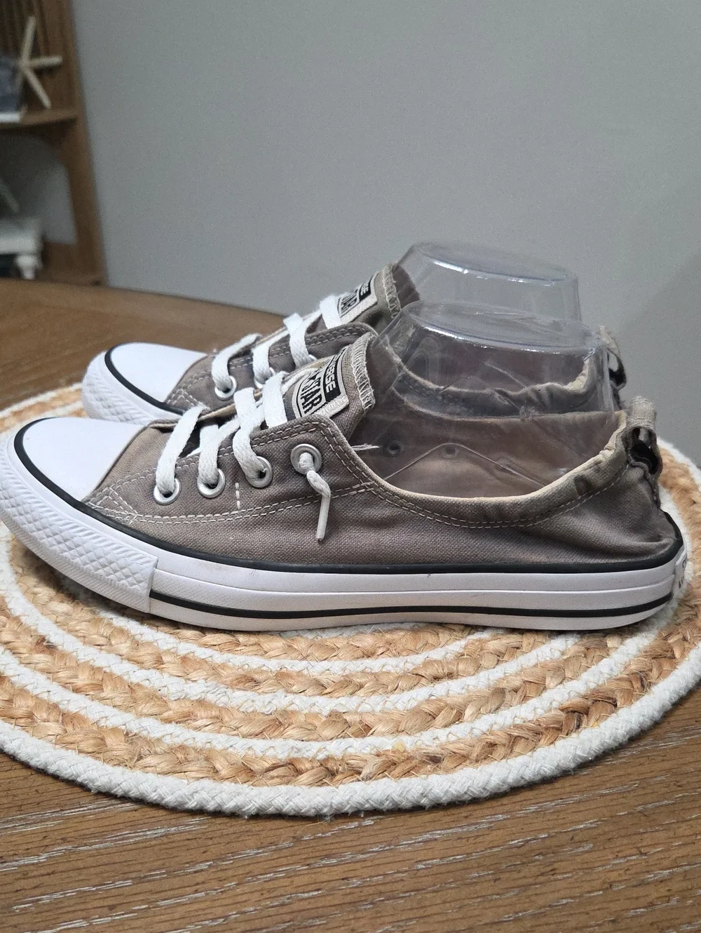 Converse All Star Shoreline Slip On Sneakers,in Grey, Size 9 - Picture 5 of 12